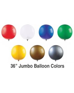 Jumbo 36" Reusable Balloon colors