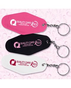 Motel Style Key Rings with custom branding