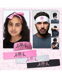 Athletic Tie Back Sports Headbands with custom branding