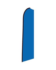 Solid Blue Swooper Flag