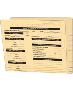 Service Folder: printed