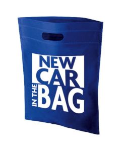 "NEW CAR IN THE BAG" Blue Customer Appreciation Tote Bag