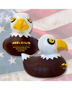 3" Eagle Rubber Ducks with custom branding
