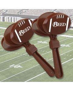 Football Clapper Noise Makers with custom branding