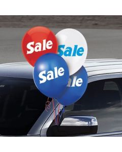 "SALE" imprinted 17" Jumbo Balloons colors