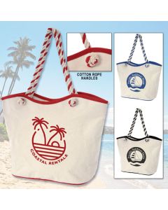 Maui Laminated Cotton Tote Bags with custom branding