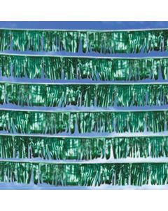Metallic Streamers over auto dealership green