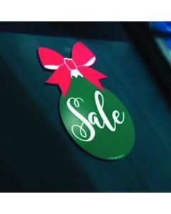 Green SALE Ornament Holiday Decals