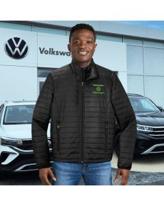 Port Authority Packable Puffy Jackets with embroidered custom branding