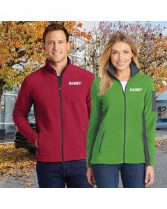 Embroidered Port Authority Summit Fleece Full-Zip Jackets with custom branding