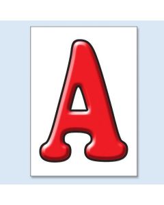 "A" Red Underhood Signs from GPP