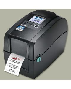 Service Sticker Printing Systems with label in use at auto dealership
