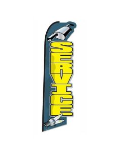 Service Die-Cut Swooper Flags