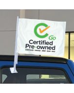 "CPO GO" White Window Flags